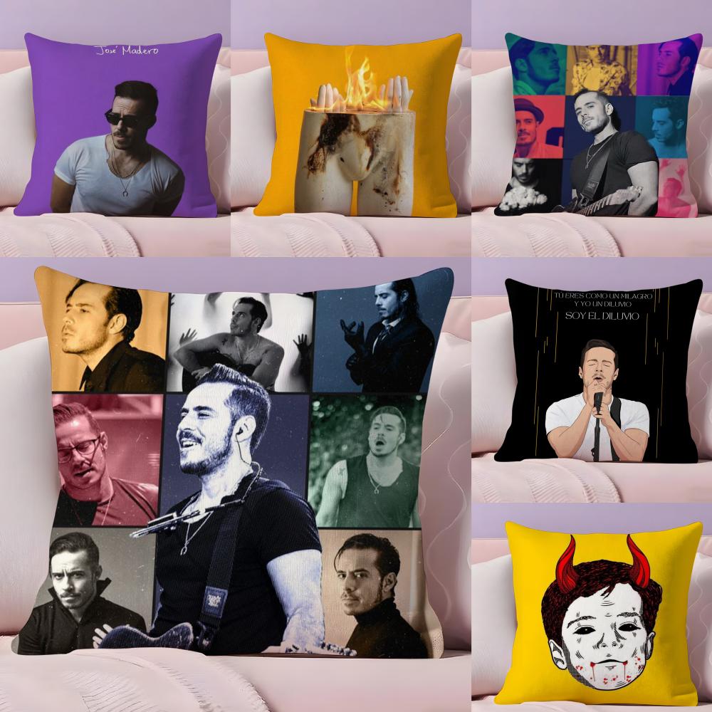 Singer JJose MMadero Sarajevo Cushion Cover Plush Fabric Soft DoubleSided Printed Sofa Warm Winter Home Gift Pillow Cover