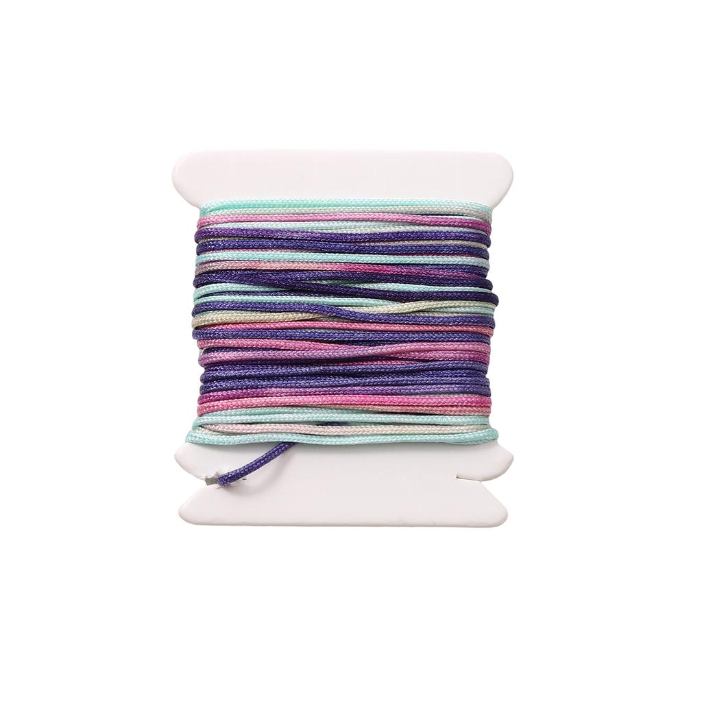 5-50m/lot 0.8mm Cotton Cord Nylon Cord Thread String DIY Beading Braided Bracelet Jewelry Making