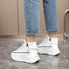 High-top Shoes Women's Summer Women's Shoes Round Toe Shoes Increased Thick-soled Casual Sneakers Street Shooting Plus Size Shoes
