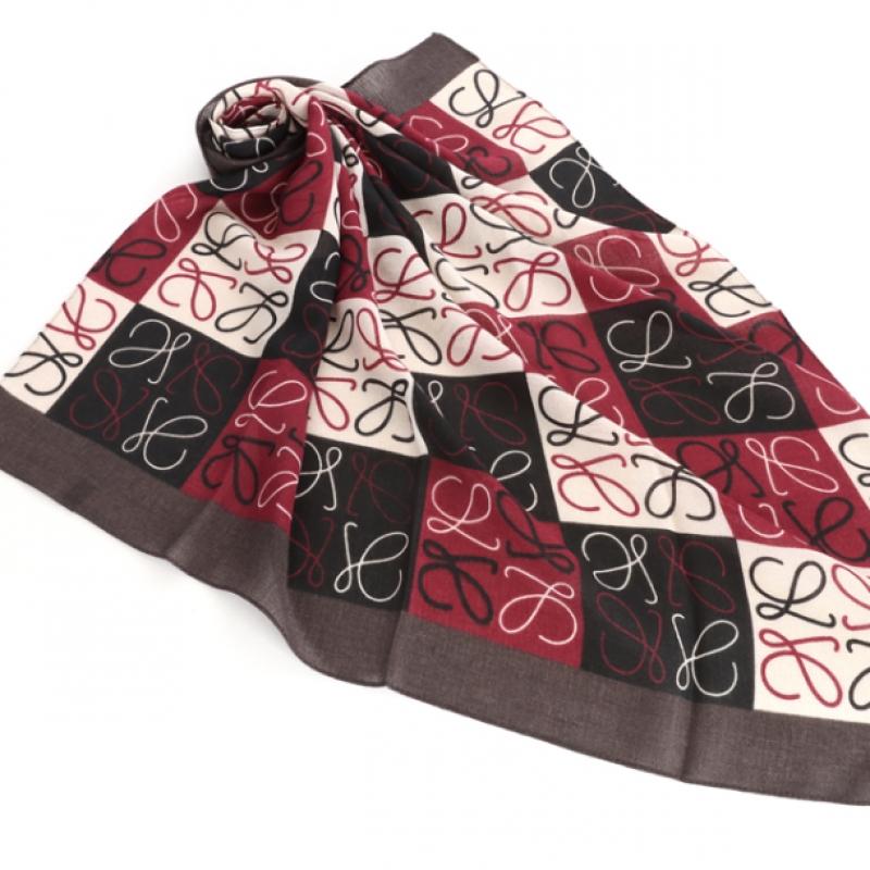 Shop   Autumn Square Mini Fashion Scarf Green Drn Wsc 0489