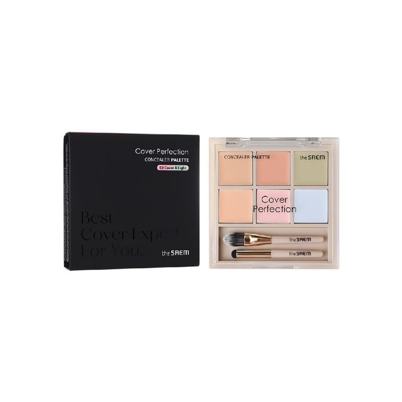 The Saem - Cover Perfection Concealer Palette - 2 Colors