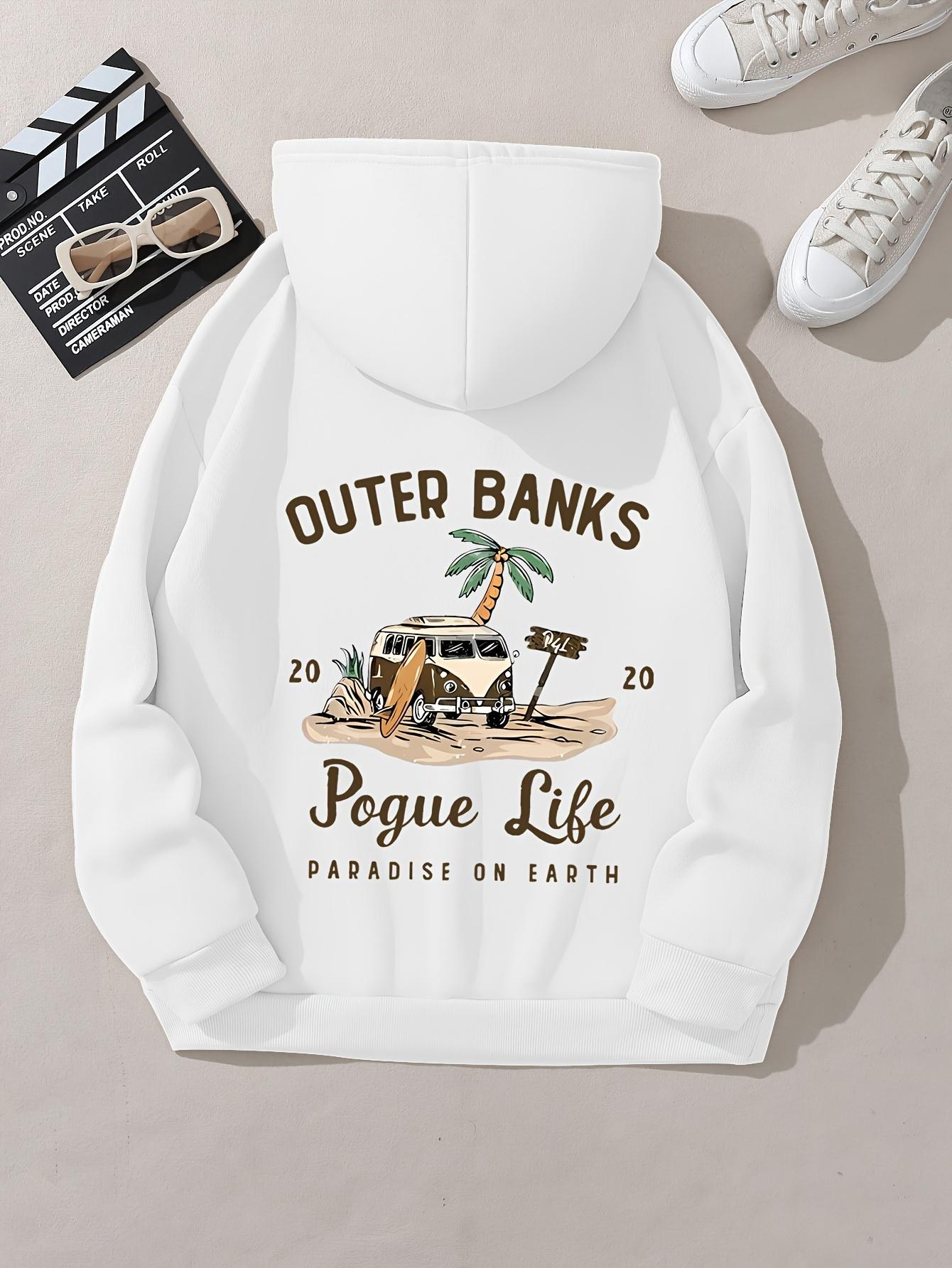 Comfortable hoodies for men and women, casual hoodies, printed beach kangaroo pockets for autumn and winter S
