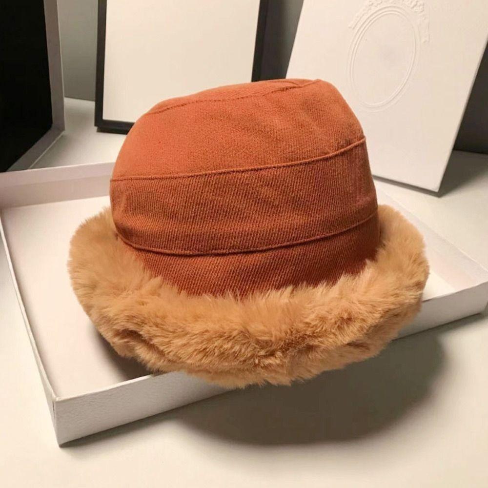 Warme Fischerkappe Plus Samt Sonnenhut Outdoor Panama Hut Damen