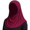 Soft Ramadan Hijab Solid Color Islamic Headscarf India Hat Headband Hat  Outdoor