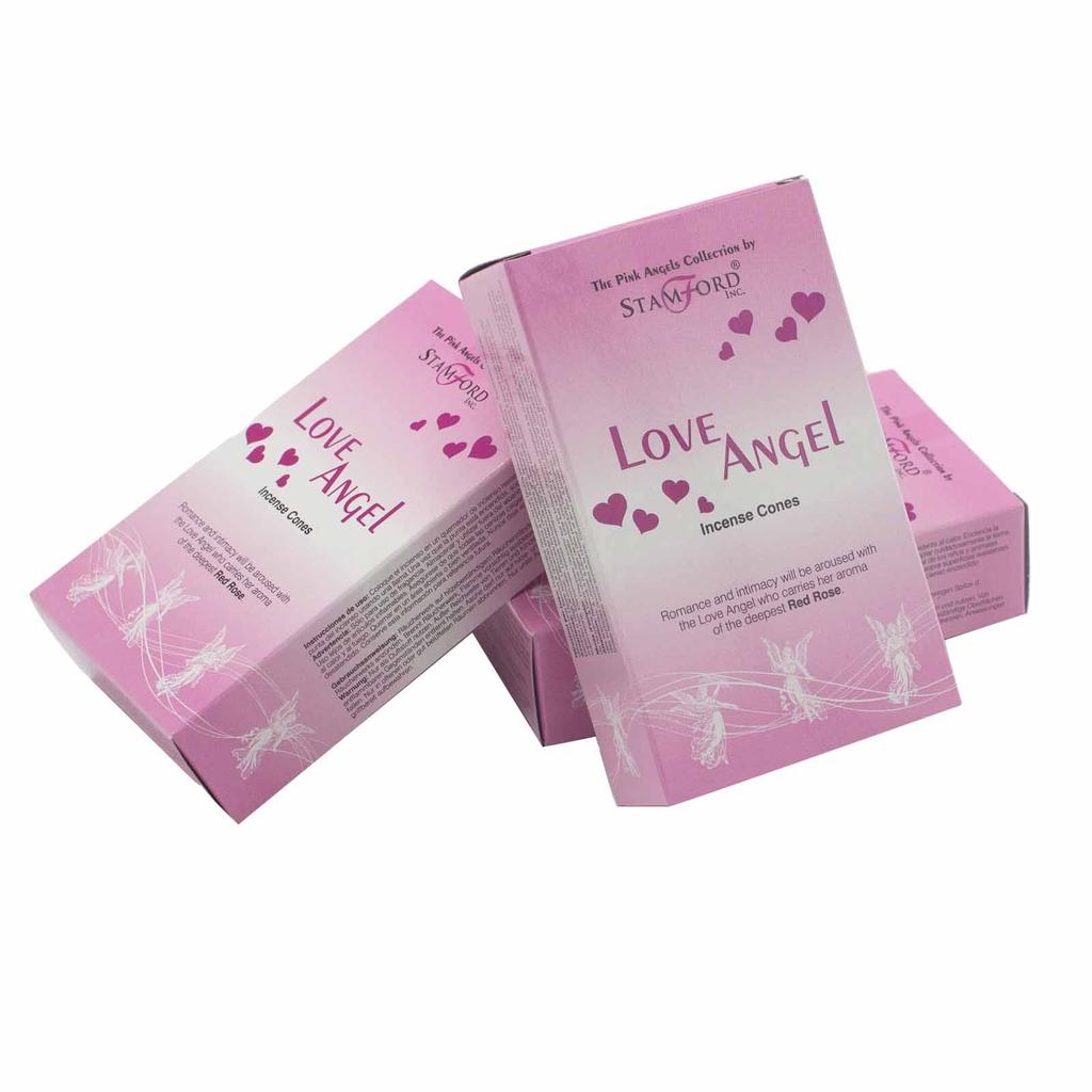 8x Red Rose Incense Cones Stamford
