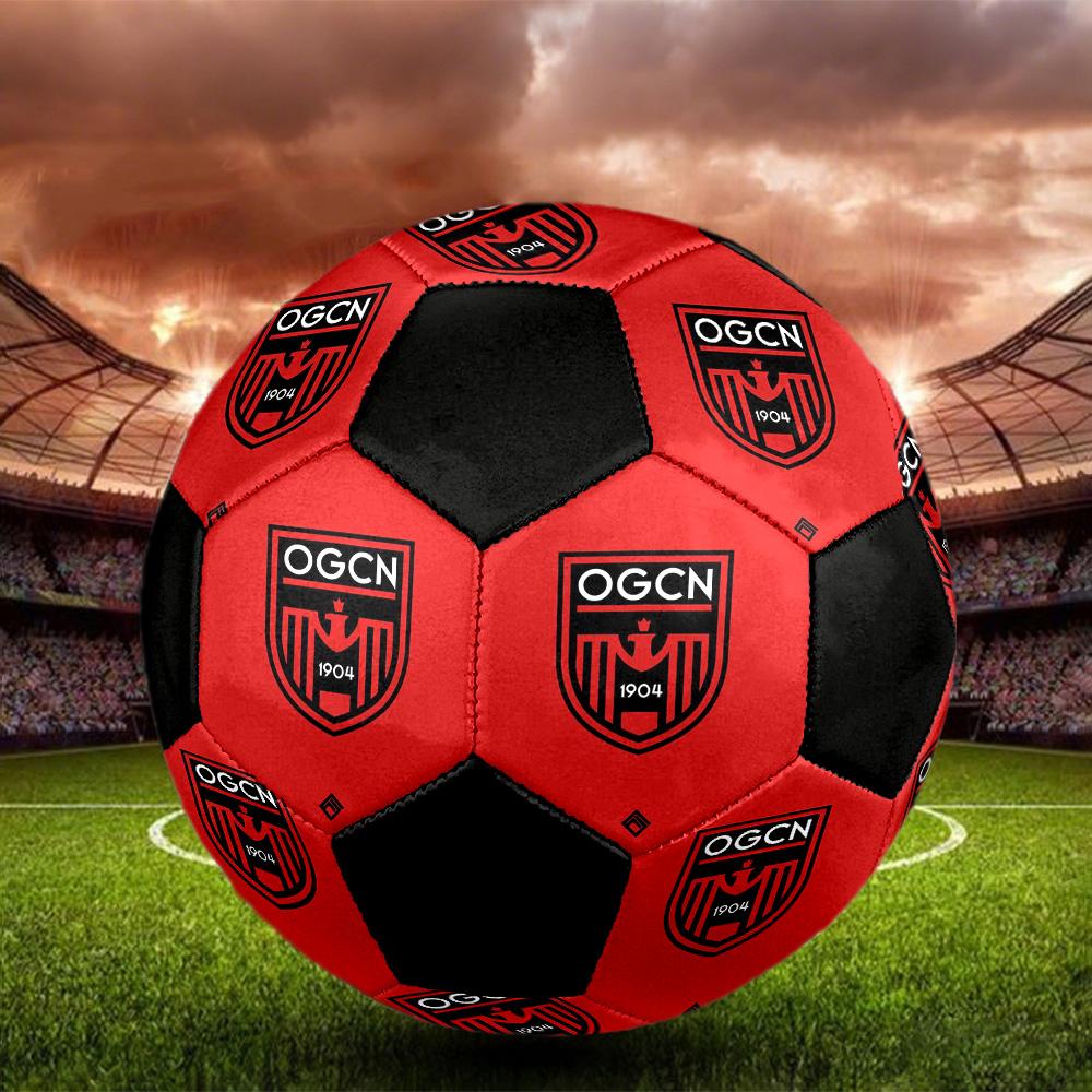 OGC Nice Indoor Soccer Ball Colorful All Ages Size 5 Machine Stitched PVC Competition Ready Durable High-Bounce