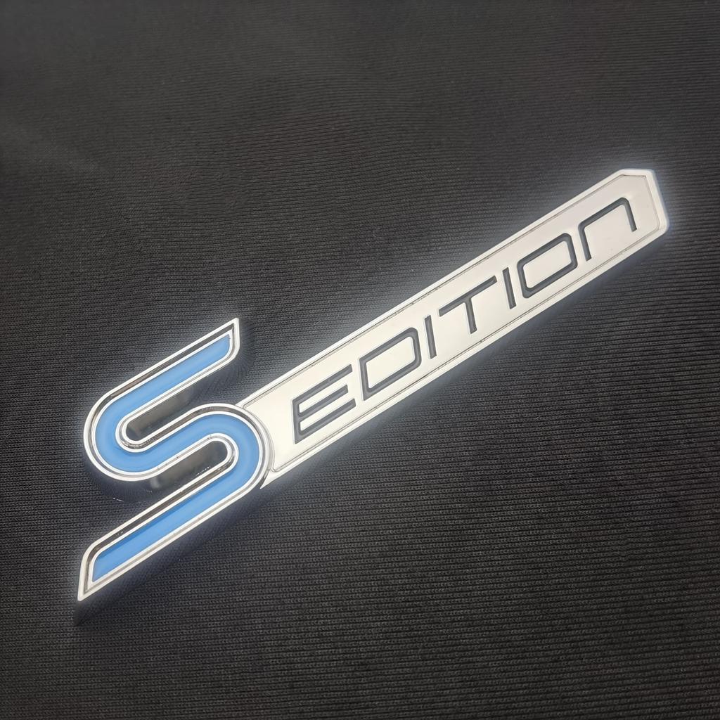 1Pc 3D Metal Logo Car Side Fender/Rear Trunk Emblem Badge Sticker, Car Front Grille Badge