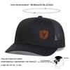 Unisex Little Deer Antlers Leather Label Baseball Net Caps Outdoor Adjustable Spring and Summer Casual Sunscreen Hat