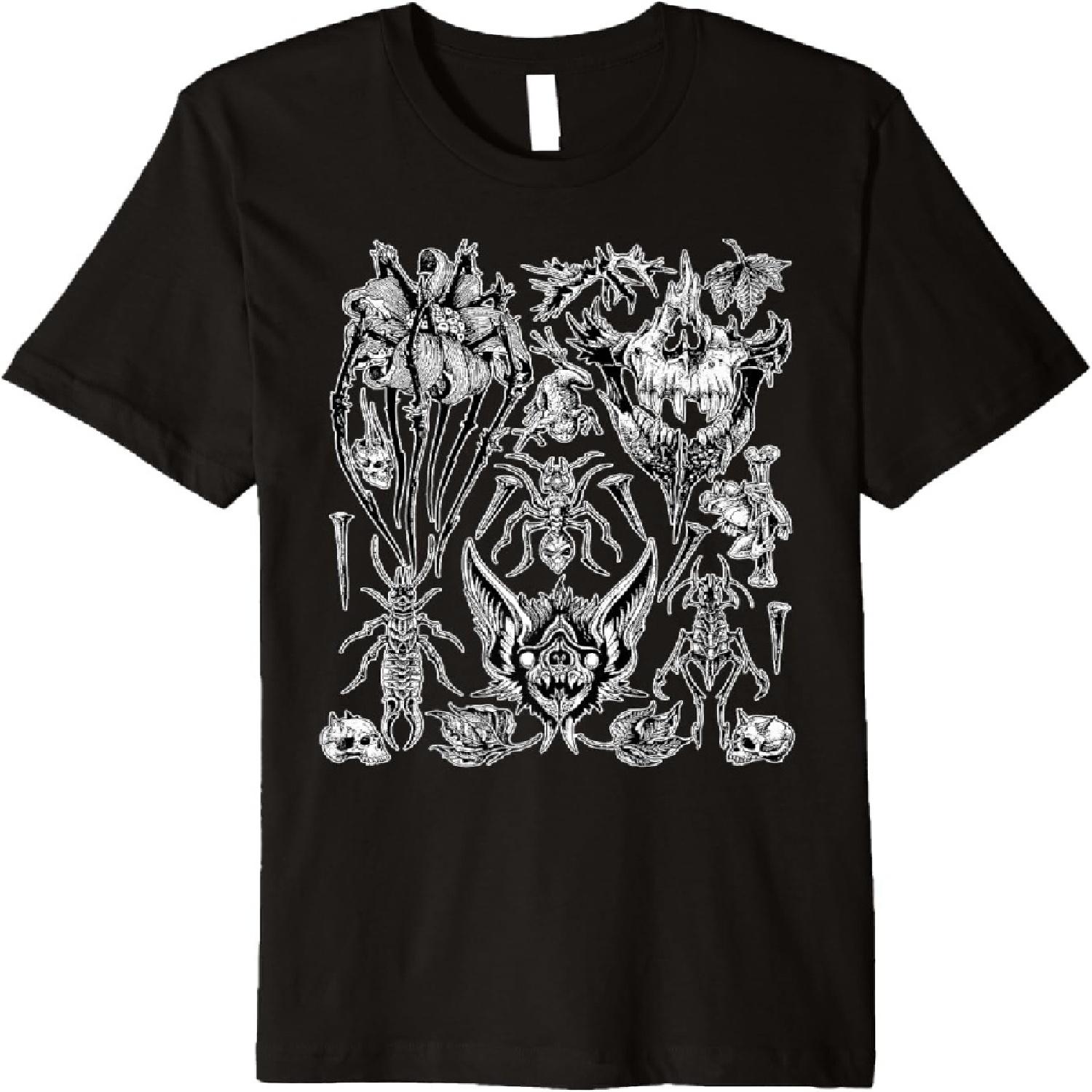 Оккультные Элементы 666 Премиум Футболка S