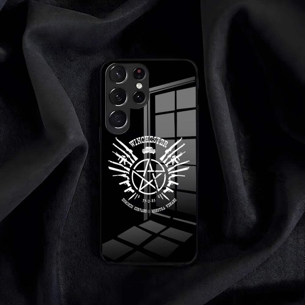 Retro Shooting Winchester Phone Case For Samsung S26 S25 Edge S24 S23 S22 S21 S20 Ultra Plus FE Glass Cover