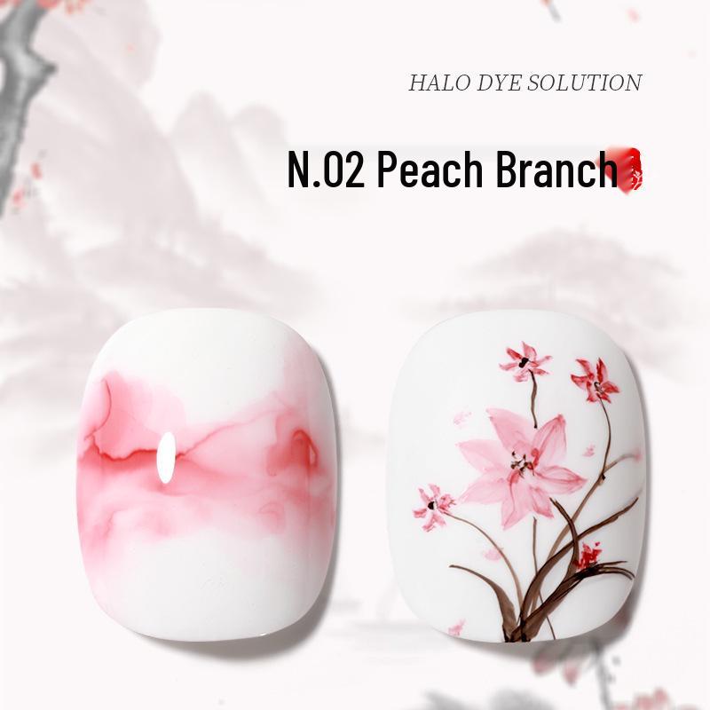 2025 Китайский Мраморный Тушевый Градиентный Акварельный Гель для Эксклюзивного Нейл-арта