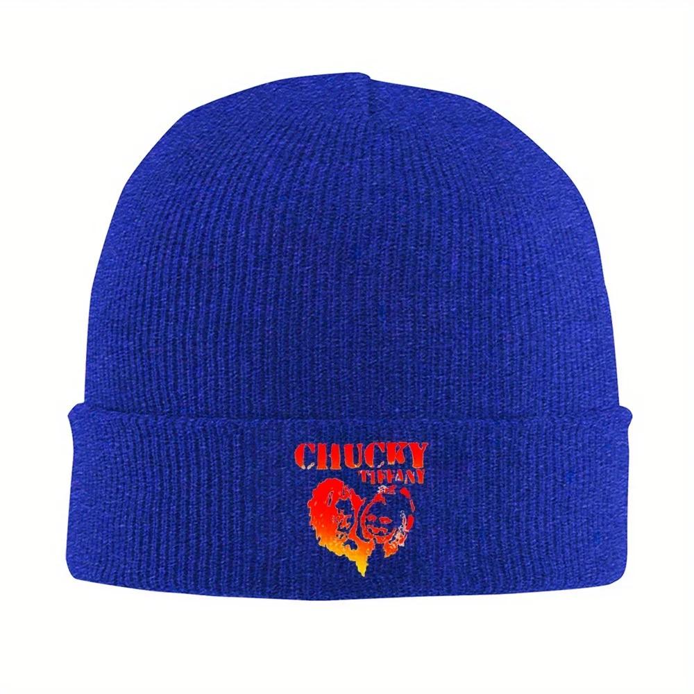1pc Chucky Beanie Hats Doll Casual Caps Unisex Women Gym Skullies Beanies Autumn Design Elastic Beanie Hat