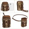 Johnature Retro Cowhide Bucket Bag Steampunk Rivet Chain Genuine Leather Women Hand Bag Fashion Small Shoulder Bags