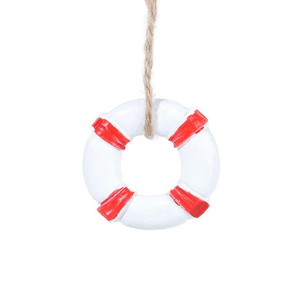 Crafts Fish Lifebuoy Pendant Starfish Mini Hanging Decoration Fishing Accessories