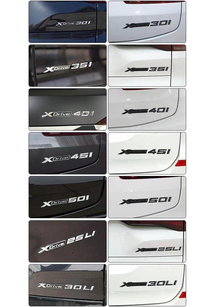 BMW M Thunder Edition Black Emblem for X1M-X7M Models