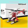 Firefighting Aircraft Assembly Building Block Model Ornament For Kids Educational Diy Play Toy