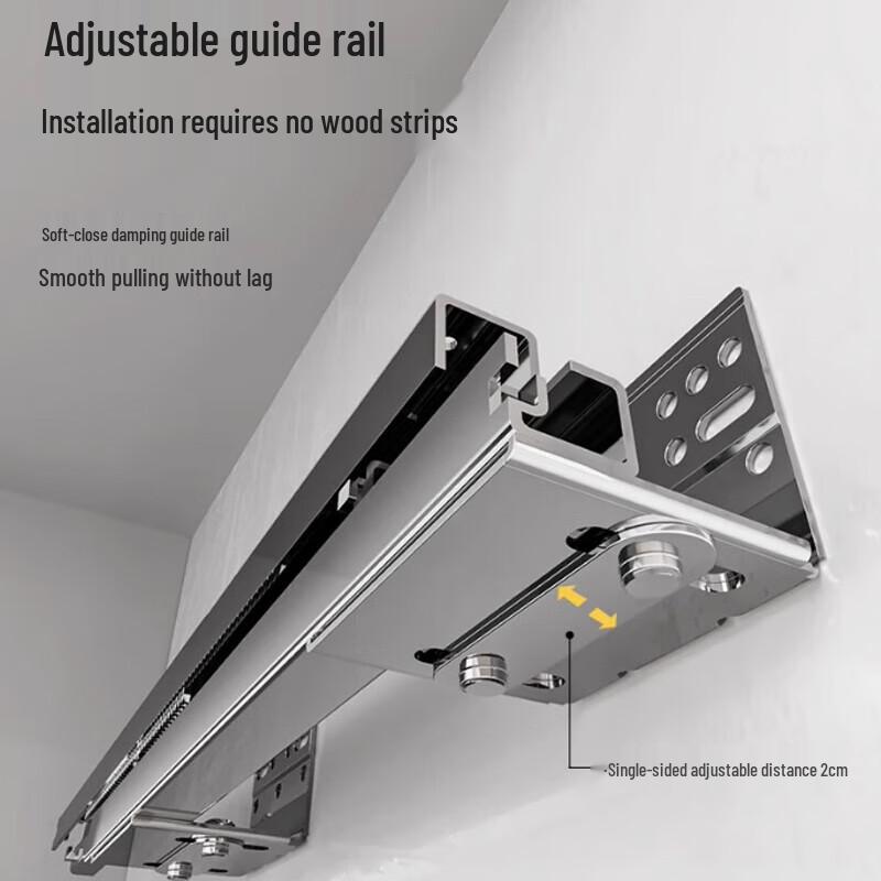 Double-Tier Pull-Out Cabinet Dish Rack