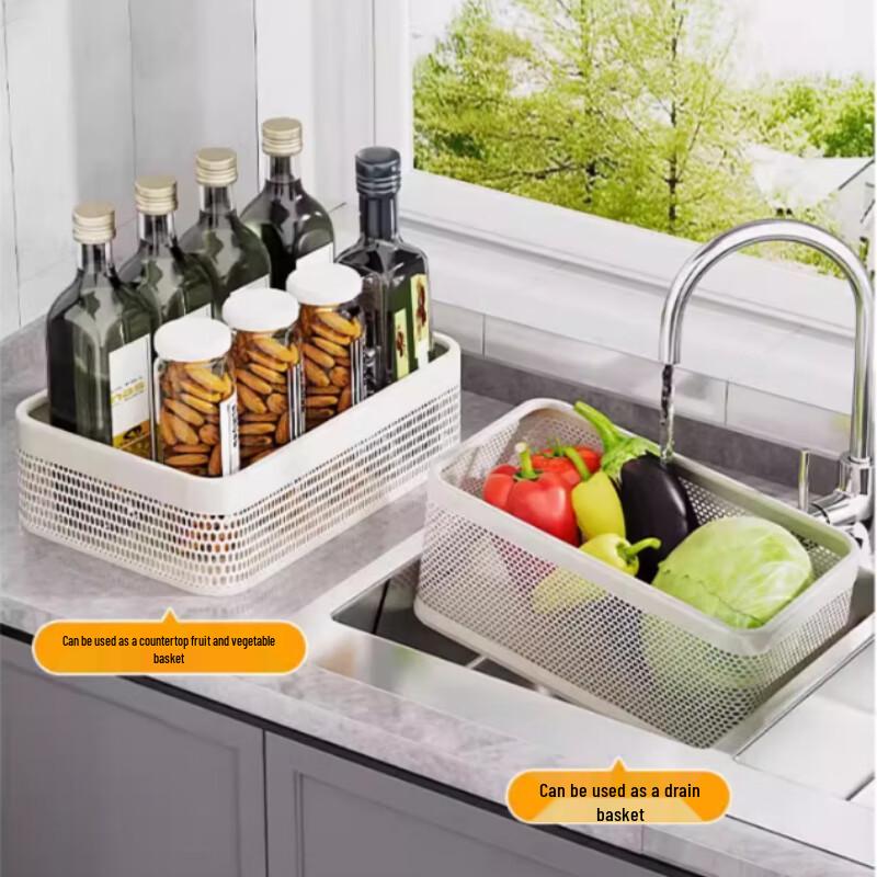 Slim 4-Tier Mobile Kitchen Storage Cart