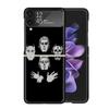 JoJo Adventure Killer Queen Clear Phone Case For Samsung Z Flip 7 6 5 4 3 Galaxy ZFlip7 ZFlip6 ZFlip5 ZFlip4 ZFlip3 5G Print Cov
