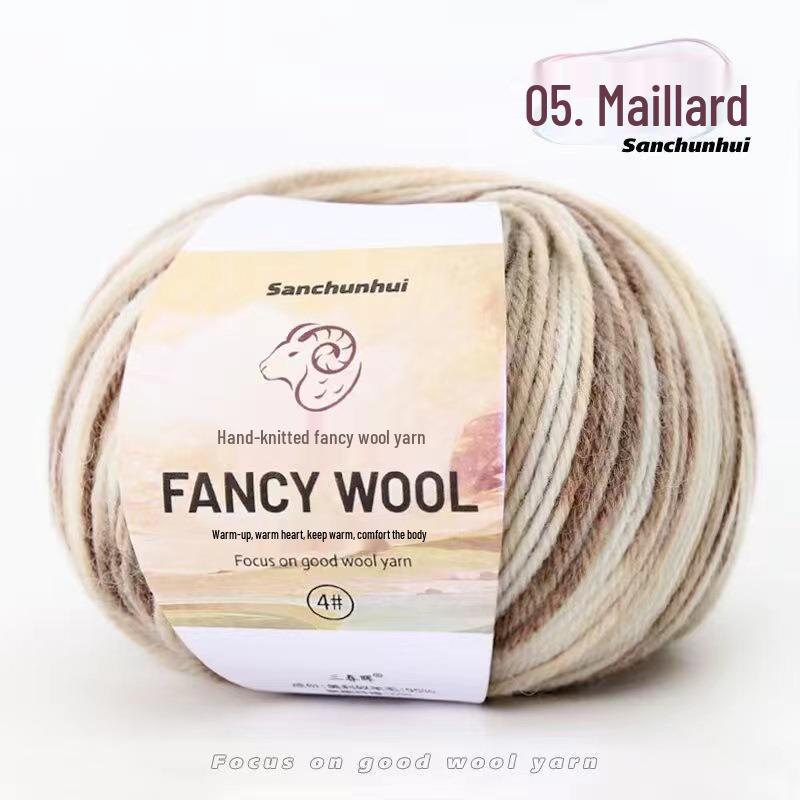 

Объемная пряжа из мериносовой шерсти 50 г для вязания и вязания крючком свитеров и шарфов своими руками