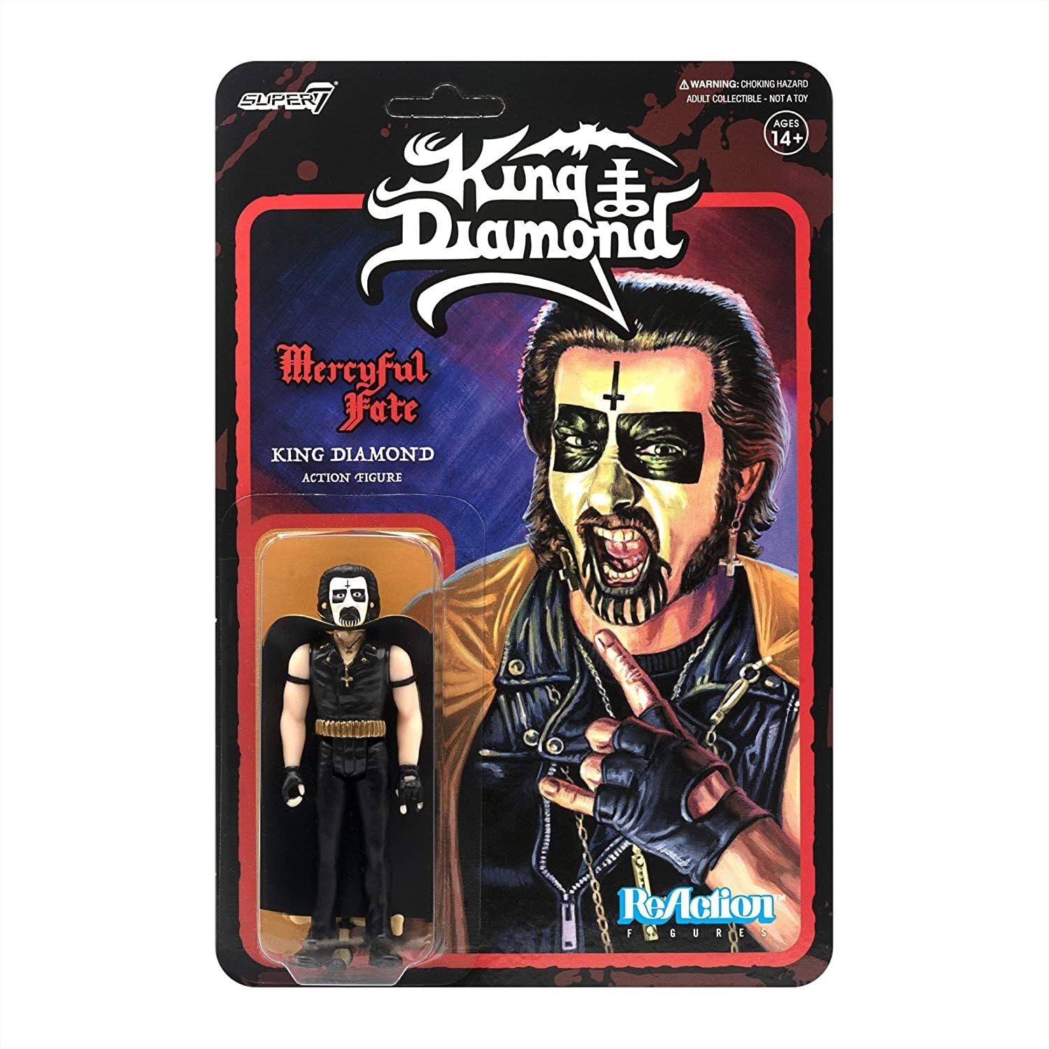 

Фигурка-реакция Super 7 King Diamond First Tour чёрный