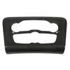 Central Console Air Conditioner Switch Multimedia Panel Cover Trim Carbon Fiber Replacement for Dodge Charger 2010‑2022