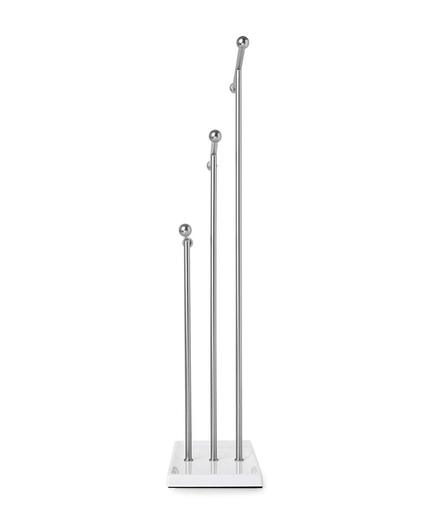 Official Umbra Trigem Jewelry Stand, White/Nickel