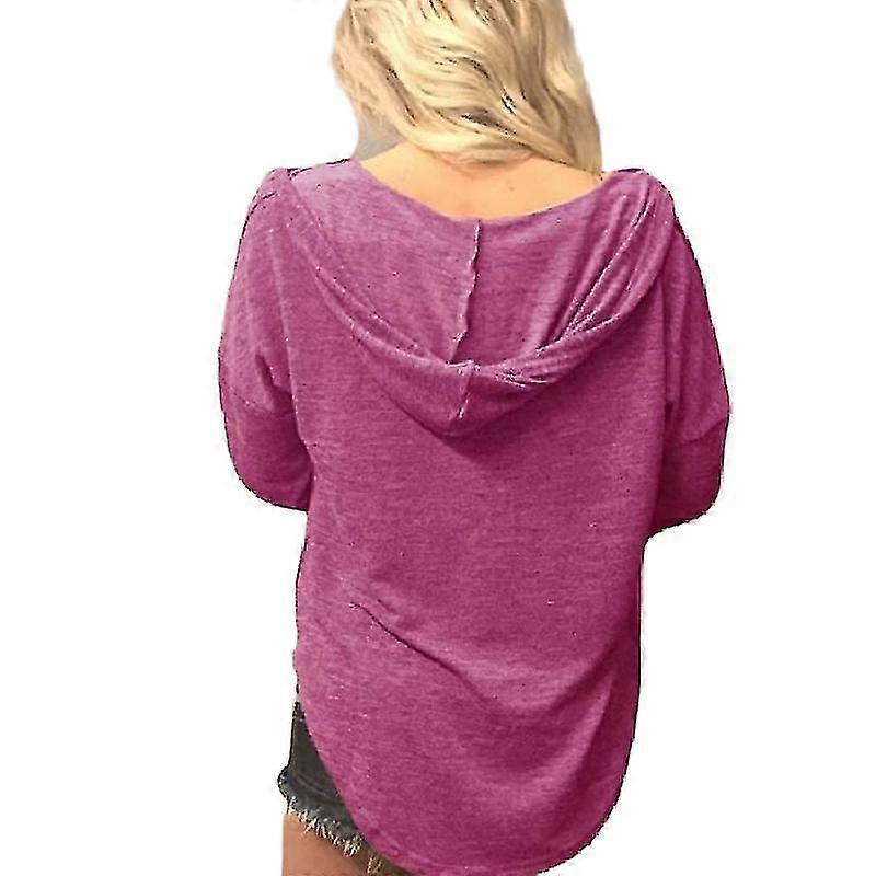 Womens V Neck Hoodie Sweatshirts Pullover