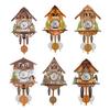 Elegant Wood Cuckoo Clock Adds Vintage Charm To Any Living Space Complements Any Interior Decors Study Room Clock