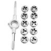 Screw Thread Tap Die Set External Thread Cutting Hand Tool Kit for Thread Processing