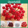 Decorative Mini Christmas Foam Frosted Holly Berry Flower For Bright Holiday Homes