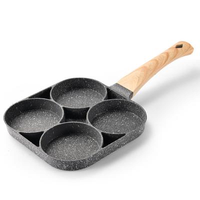 4 Koppar Pannkakspanna Gas Induktionsspis Universell Medicinsk Sten Non-Stick Äggstekpanna för