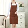 Șorț de protecție pentru casă restaurant rezistent la ulei de bucătărie de culoare solidă