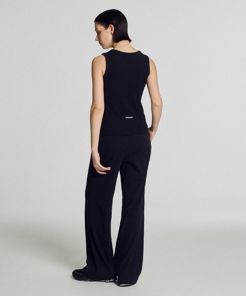 Nyuballanseu Nbmlg2W312 / Women Soft Fresh Ribbed Wide Pants (Black)
