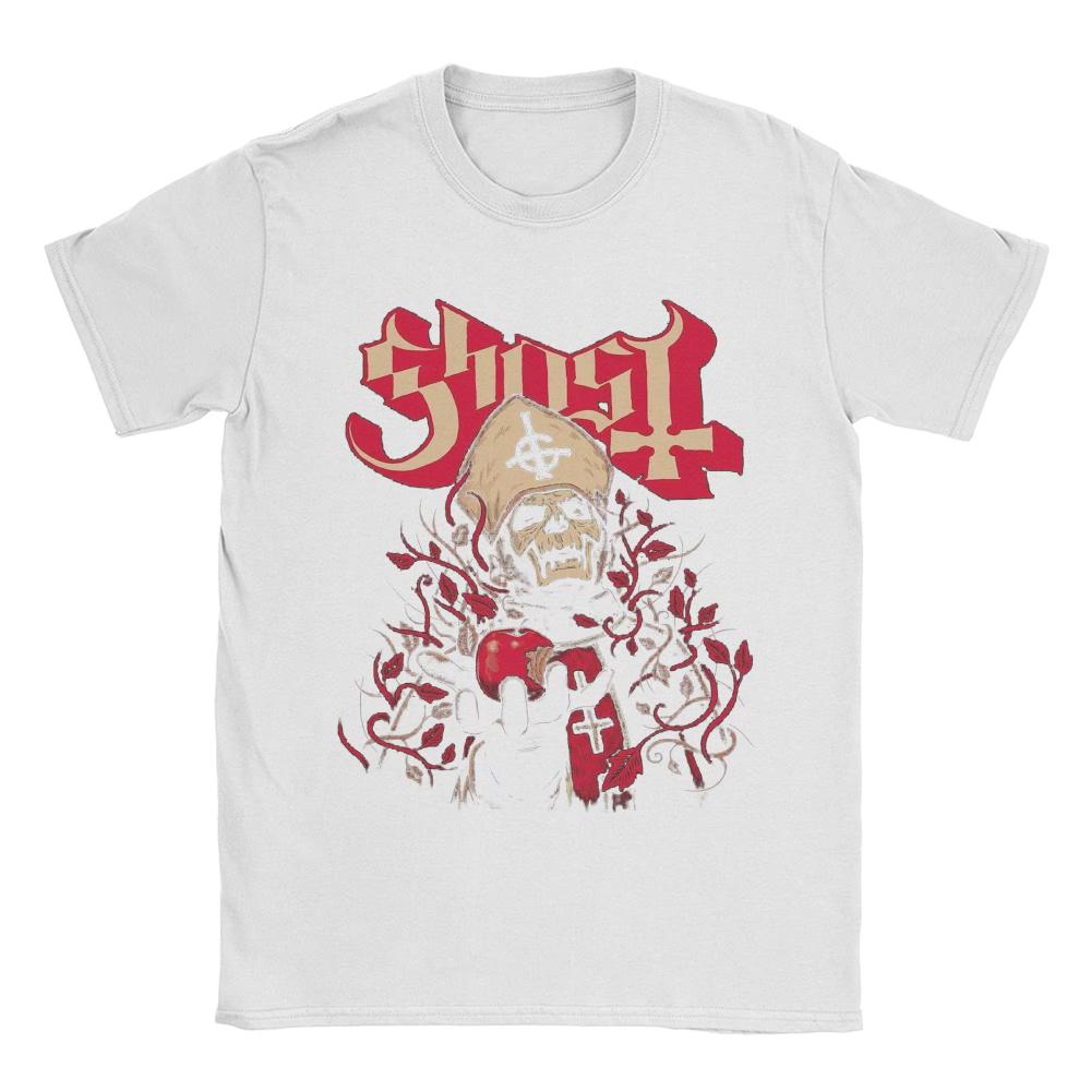 New Hot Sale Summer Ghost T Shirt for Men Women Band Logo Cotton Tee Shirt Short Sleeve Unisex Oversied Tops
