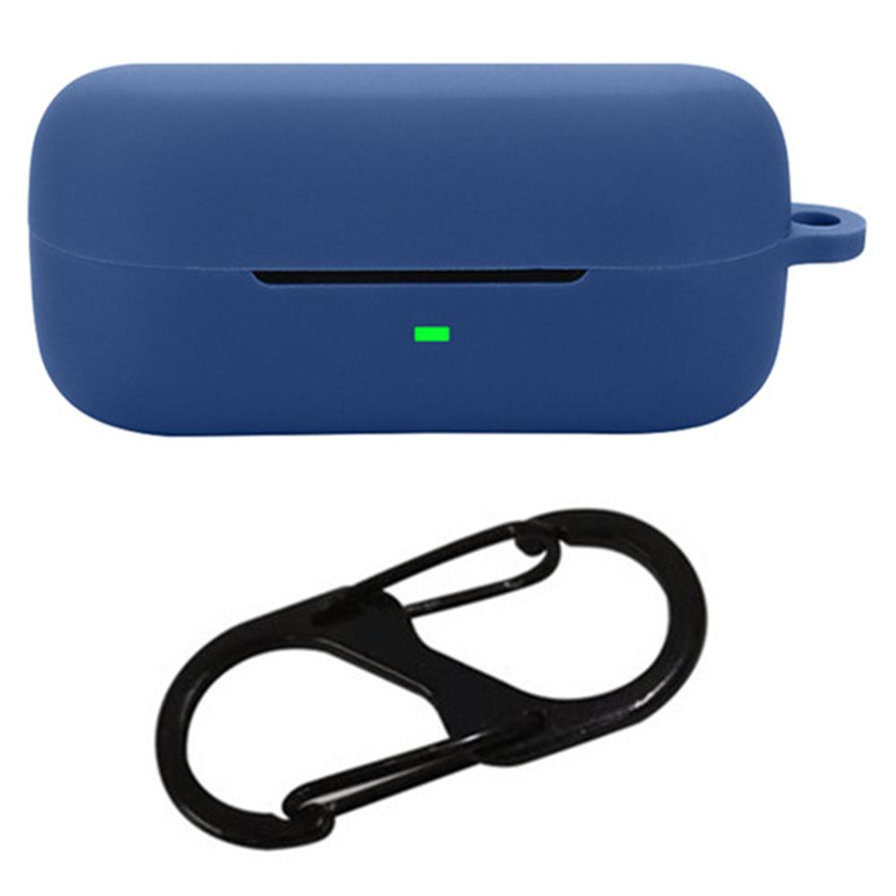 For Sony WF-C510 Bluetooth-compatible Earphones Case Soft Silicone Cover with Anti-Lost Buckle