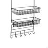 Organizador de despensa de 3 niveles para puerta, almacenamiento de especias para armario y dormitorio