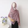 Spot Thin Solid Color Polyester Cotton Monochrome Sprinkled Gold Small Sequins Scarf Women'S Bag Headscarf Shawl Xiyin