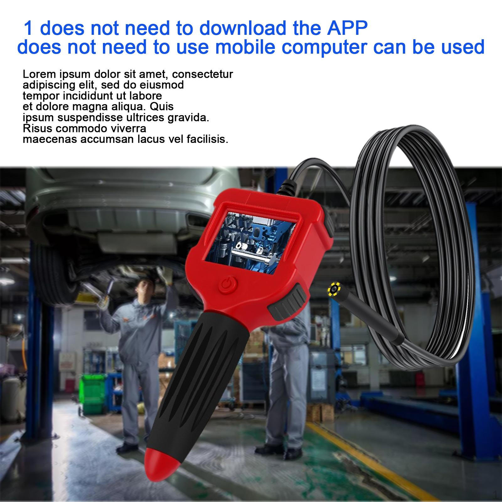 Промышленный 2,4-дюймовый 67 Водонепроницаемый .5 Кондиционер Проверка Автомобиля