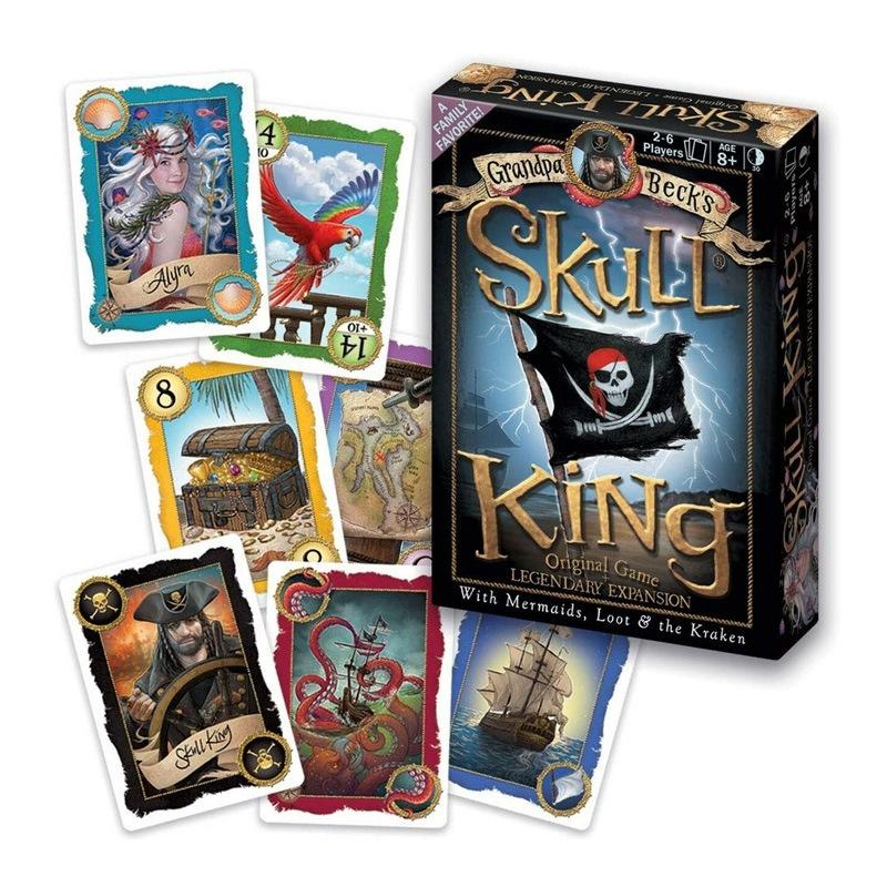 Kull King Skeleton King Ultimatives Piratentrickspiel Party Brettspiel Cover Asset Creator Karten