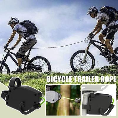 Bike Tow Rope, Adults Bike Pull Rope Towing System For Long Trip Cycling, Stretch Pull Rope For Riding With Friends, Compatible With Any Bicycle