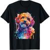 Cute Pocket Cockapoo Dog Lover T Shirts Men Women Pure Cotton Humor Streetwear Tee Shirt Short Sleeve Unisex Loose Clothing