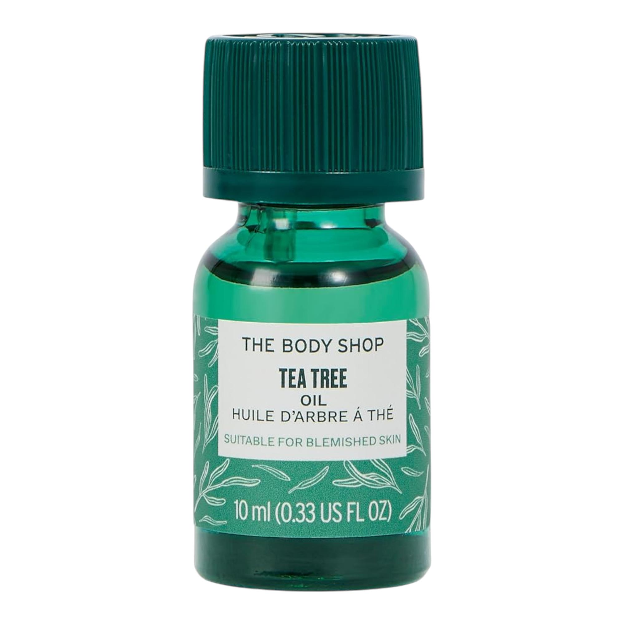 

The Body Shop Веганська олія чайного дерева 10 мл Для жирної шкіри з висипаннями Очищувальний догляд за шкірою