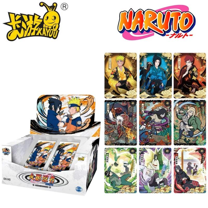 Genuine Naruto New T4W8 Anime Card Box Rare SE AR SP UR Collection Card Ninja World Collectible Card Toys