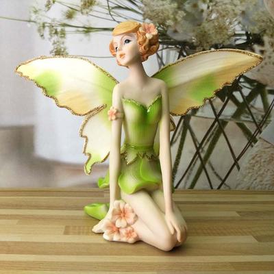 Garden Wing Crafts Fairy For Birthday Wedding Flower Fairy Angel Figurines Car Decor Miniatures