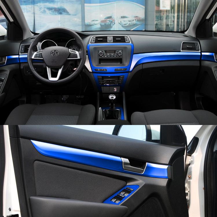 BAIC Senova X65 Interior Carbon Fiber Decor & Weiwang S50 Console Color Change Film