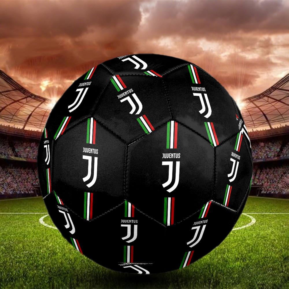 Juventus F.C. Pallone da Calcio Indoor Colorato Per Tutte le Età Cucito a Macchina PVC Pronto per la Competizione Resistente Ad Alto Rimbalzo