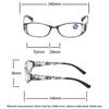 Fashion Reading Glasses Anti Blue Light Women Reader Work Flowers Eyeglass Comfortable Lady Spectacles Presbyopic Eyewear +1.0 1.5 2.0 2.5 3.0 3.5 4.0