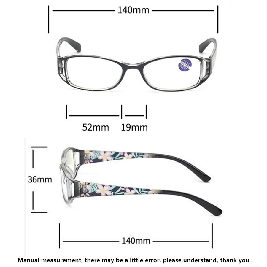 Fashion Reading Glasses Anti Blue Light Women Reader Work Flowers Eyeglass Comfortable Lady Spectacles Presbyopic Eyewear +1.0 1.5 2.0 2.5 3.0 3.5 4.0