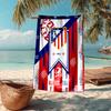 Ultra-Soft Beach Towel with Atlético Madrid Theme,Ideal for Pool - Camping, Diving - Perfect Travel Essential, Vibrant Beach Towel.